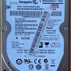 【ネット決済・配送可】SATA HDD Seagate Mome...