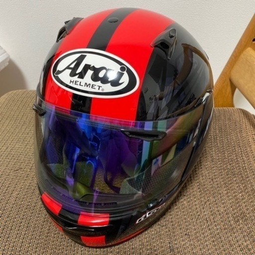 【8月中のみ】Arai QUANTUM-J フルフェイスヘルメット、純正シールド付けます
