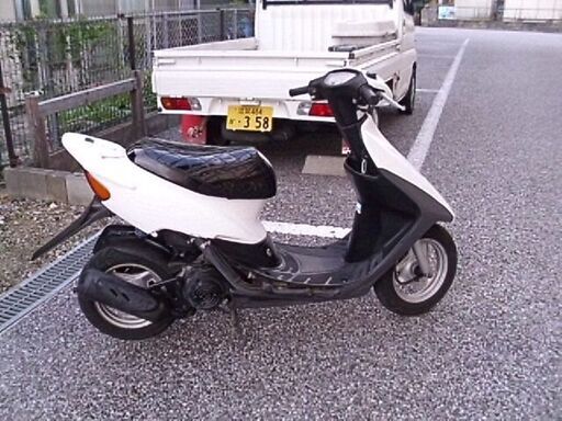 【購入済み！】前後新品タイヤ！調子の良い　美品！ホンダ ライブディオ AF35（白）実動中古車◆彦根市～