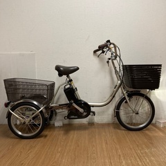 即日受渡❣️昨年購入 使用少々パナソニック電動アシスト三輪ViViワンワン散歩,防犯登録🆗115000円