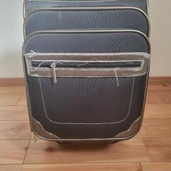 ジャンク 1泊用布製スーツケース