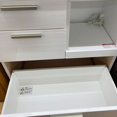 ニトリ 食器棚 白 H190×W80×D42 SJ496