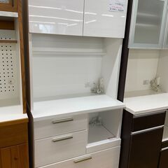 ニトリ 食器棚 白 H190×W80×D42 SJ496