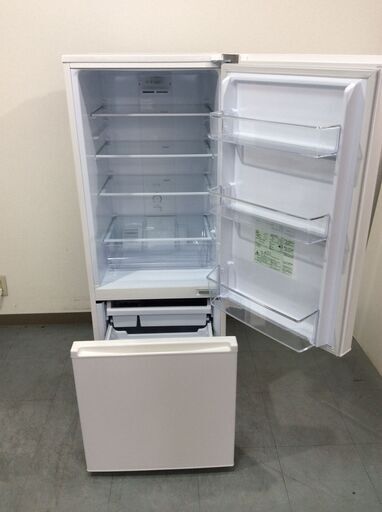 (9/9受渡済)YJT5079【AQUA/アクア 2ドア冷蔵庫】極美品 2022年製 AQR-20M 家電 キッチン 冷蔵冷凍庫 右開き 201L