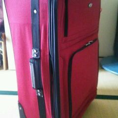 布製スーツケース（赤）