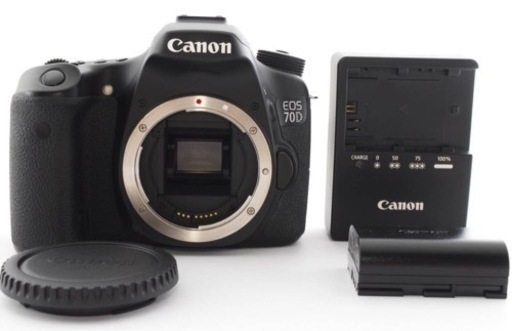Canon ボディー70D レンズEFS 55-250,EF 100-300mm