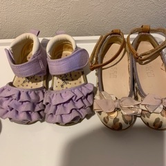14cm 靴　紫色