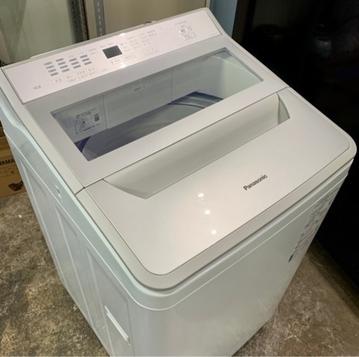 札幌市内配送無料 美品 21年製 Panasonic パナソニック 10kg 全自動洗濯機 NA-FA100H9-N