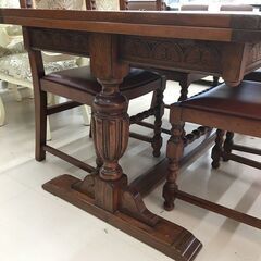 Wa228　アンティーク　ダイニングセット