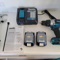 【人気SALE】マキタ　18V充電式震動ドライバドリル　HP481D  バッテリー２個付き　中古　リサイクルショップ宮崎屋佐土原店22.8.27K