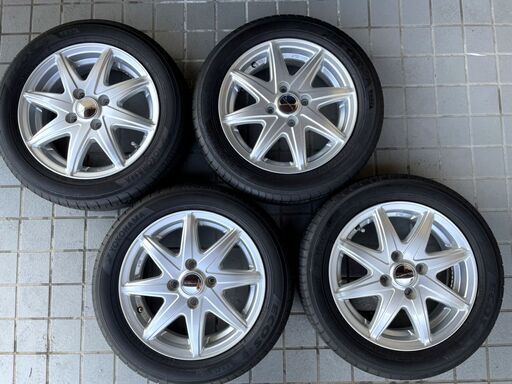 美品☆軽自動車用夏タイヤセット☆155/65R14 5.5～6分山 | w2