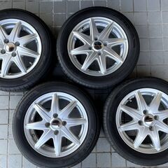 美品★軽自動車用夏タイヤセット★155/65R14　5.5～6分山