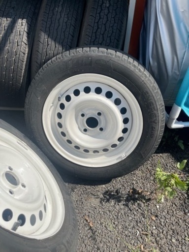 中古タイヤ 鉄チンホイール