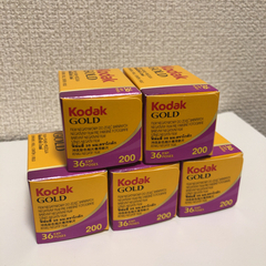 Kodak GOLD 200 36枚撮り 5本セット