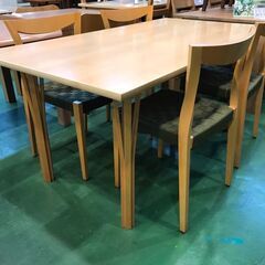 【愛品館八千代店】カンディハウス　ダイニング5点セット-ウェディングドレス プリンセス ロングトレーン+パニエ、ヘッドドレス等