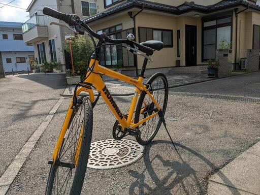 クロスバイク hummer yellow美品 リア7段 460mm 700 ✕28c 狭山