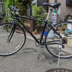 クロスバイク アサヒweekend bike ブラック美品 リア7段 460mm 700 