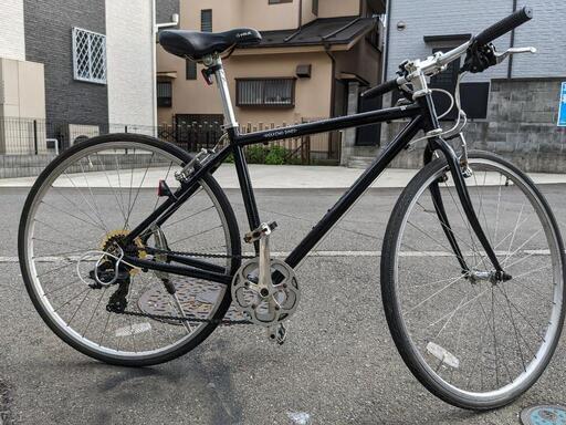クロスバイク　アサヒweekend bike　ブラック美品　リア7段 460mm 700 ✕28c 狭山市引取限定