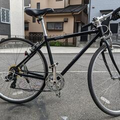 クロスバイク アサヒweekend bike ブラック美品 リア7段 460mm 700