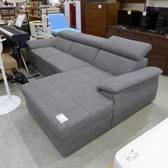 カウチソファ ファブリックソファ 布ソファ 3人掛け 【モノ市場東海店 