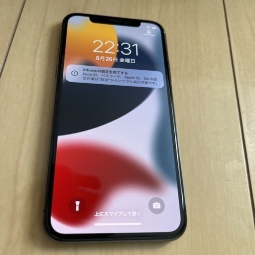 iPhonex256GB SIMフリー 交換品AppleCare 2021年まで