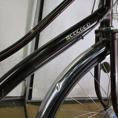 C171　限定特価　整備済み★ブリヂストン　ロココロイヤル　ベルト　ブラウン★ 中古自転車 【27インチ 】