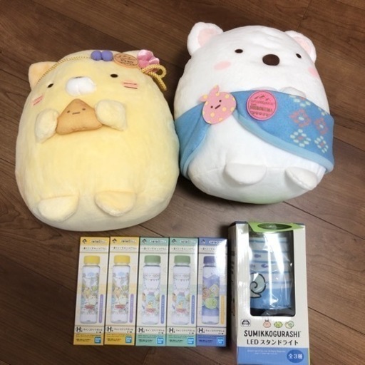 一番くじすみっこぐらし　のんびり隅っこキャンプぬいぐるみセット