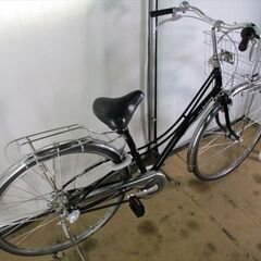 C174　限定特価　整備済み★ブリヂストン　ロココロイヤル　ブラック　ベルト★ 中古自転車 【27インチ 】