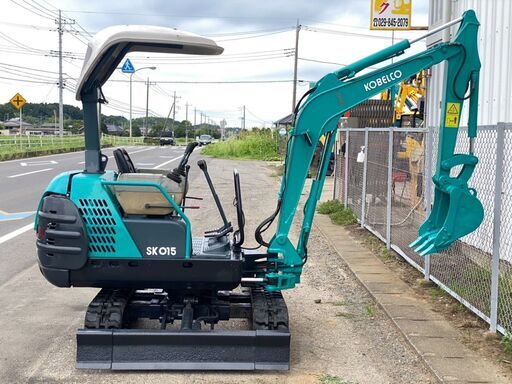 【G-0068】コベルコ SK015 ミニ油圧ショベル 1.5tクラス 倍速 往復配管 2wayパターン ユンボ バックホー