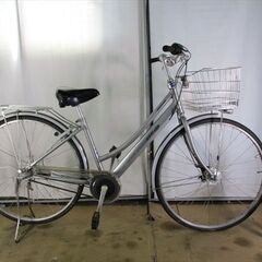 C177　限定特価　整備済み★ブリヂストン　アルベルトロイヤル　シルバー★ 中古自転車 【27インチ 】