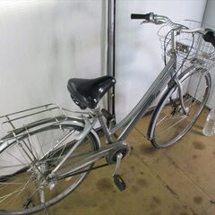 C177　限定特価　整備済み★ブリヂストン　アルベルトロイヤル　シルバー★ 中古自転車 【27インチ 】