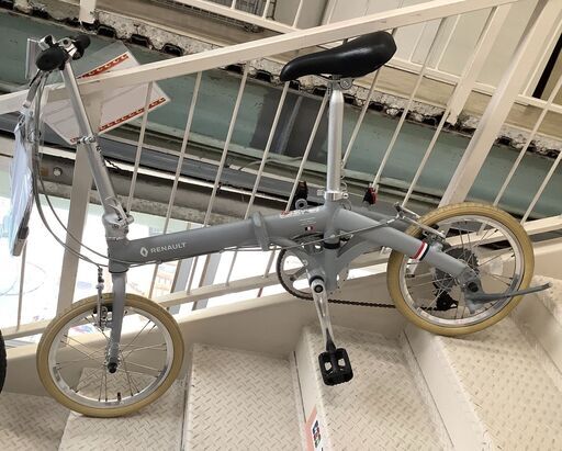 折りたたみ自転車 折りたたみ自転車 RENAULT 16インチ シルバー 