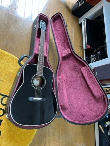 YAMAHA 単板 漆黒モデル FG-423S BL ﾊｰﾄﾞｹｰｽ付 - 弦楽器、ギター