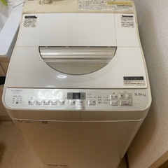 乾燥機付き　縦型洗濯機　5.5キロ