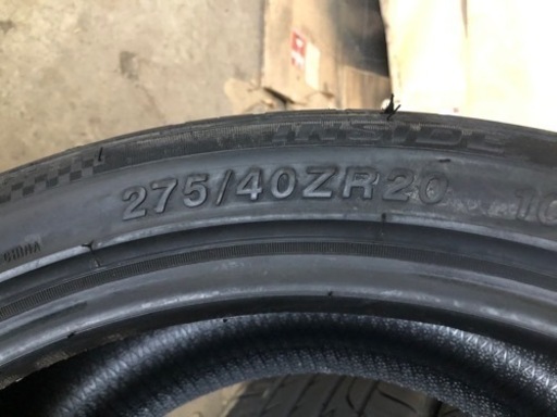 マジーニ 275/40R20 2021年製 使用わずか 4本セット 美品バリ山 【公式 