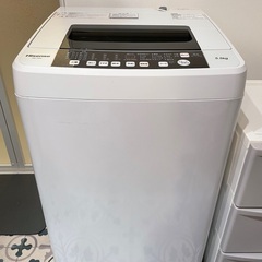 【受付終了】洗濯機　5.5kg　2019年製