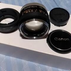 CANONミラーレス一眼EOSm2標準レンズ・単焦点レンズ・マウントアダプター付