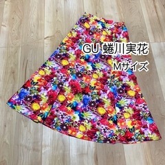 GU 蜷川実花　スカート　ロングスカート　Mサイズ　花柄