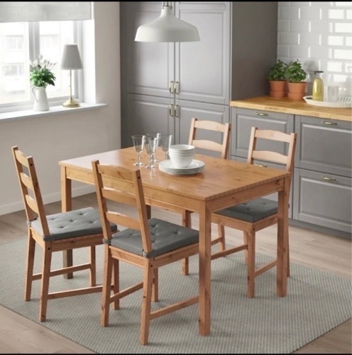 イケア ダイニングテーブル IKEA Table \u0026 Chairs 完成品(直接引取り限定@目黒)