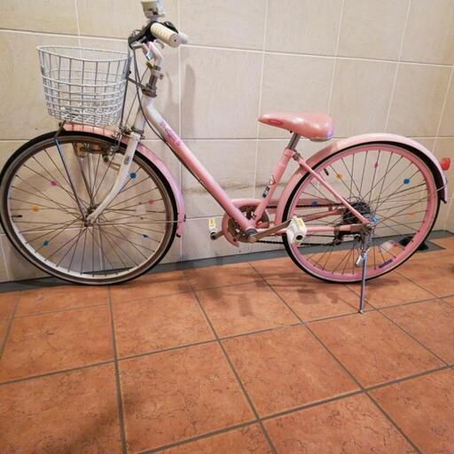 女の子24インチ自転車