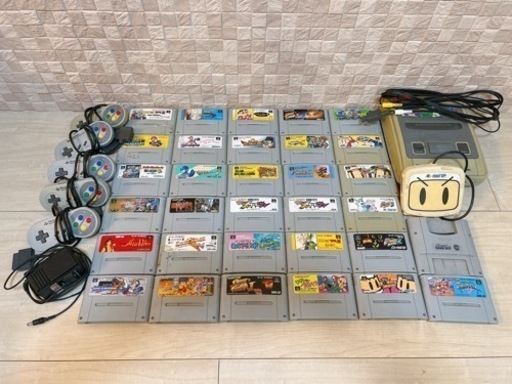スーパーファミコン本体とソフト31本 Nintendo SHVC-001
