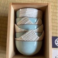 たち吉　湯呑み茶碗5客(お箱付き)