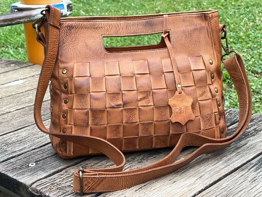 ワックス牛革ショルダーバッグ・ハンドバッグ・斜め掛け 2WAY Cow Leather Shoulder Bag.....,,\u003e\u003e\u003e