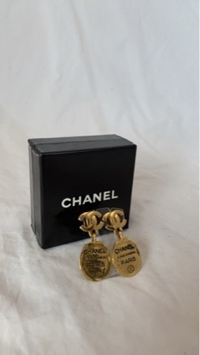 シャネル CHANEL カンボン ココマーク イヤリング GP ゴールド 31.RUE CAMBON ヴィンテージ 　メッキレディース　アクセサリー美品　人気