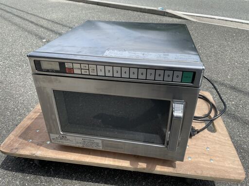 ☆中古品 ホシザキ業務用電子レンジ HMN-18B形 2014年製 単相200V 動作