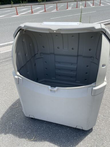 ☆中古品 リッチェル ワイドベール ST500 野外用ゴミ収納庫 キャスター