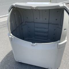 ☆中古品 リッチェル ワイドベール ST500 野外用ゴミ収納庫 キャスター付き ゴミ箱 500L ポリ袋11袋 45L 120㎏ 動作問題なし☆