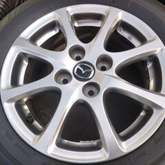 広島市内　マツダ　デミオ純正アルミホイールセット