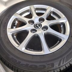 広島市内　マツダ　デミオ純正アルミホイールセット