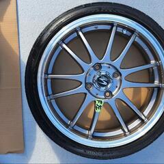 軽カー用16インチ アルミホイール前後異サイズ,タイヤ4本セット